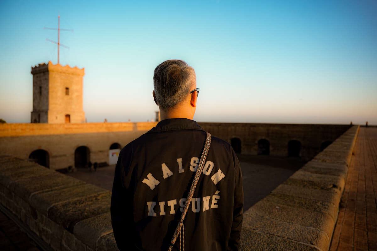 Montjuïc Castle ramparts and port view