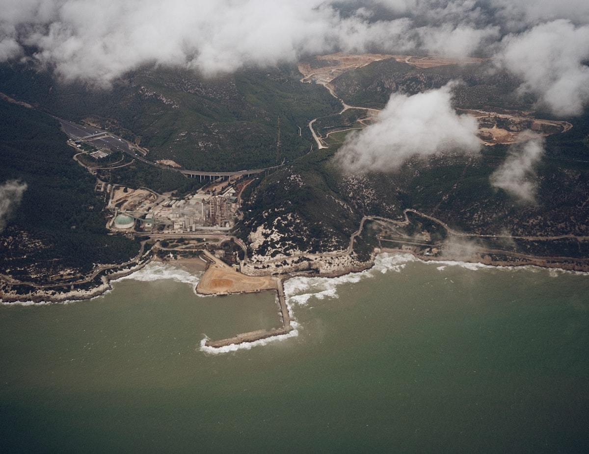 Aerial view of southern Spain